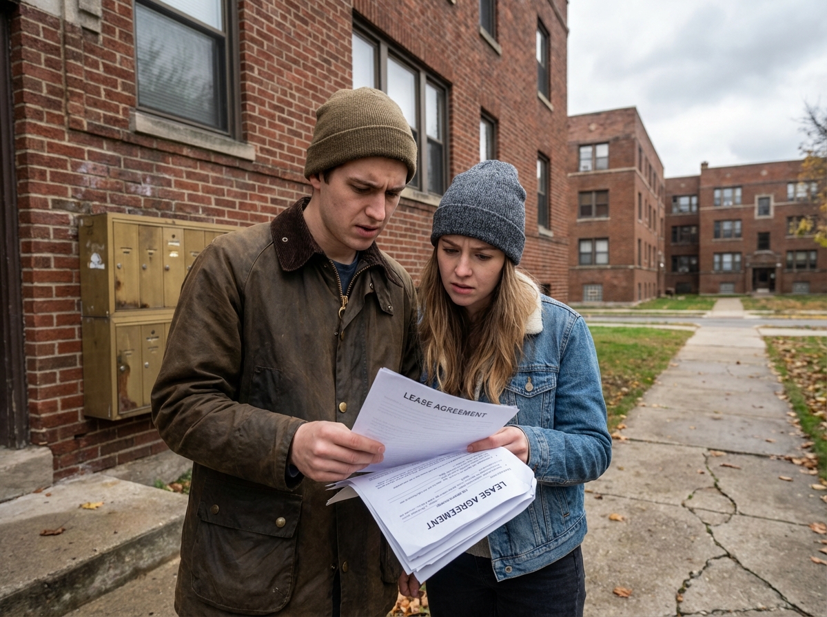 Jeune couple en vestes d