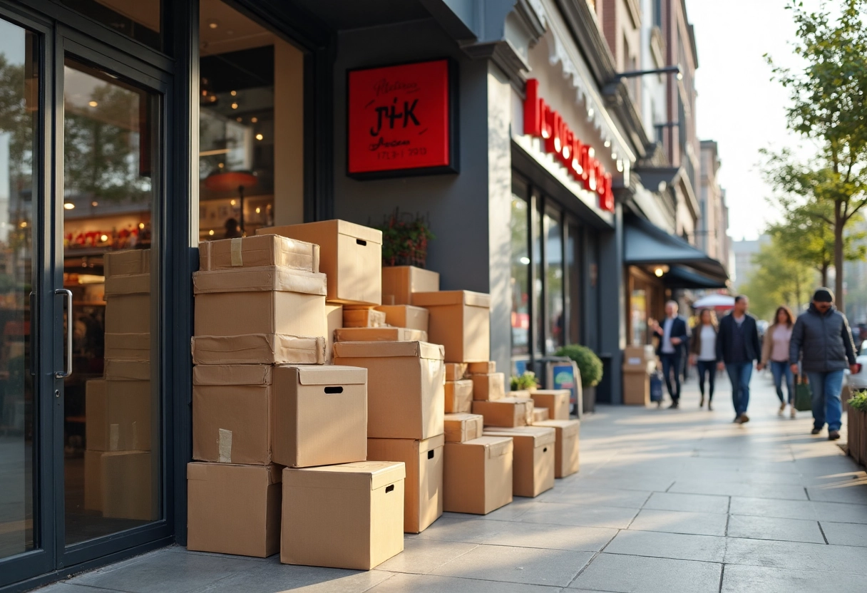 déménagement cartons